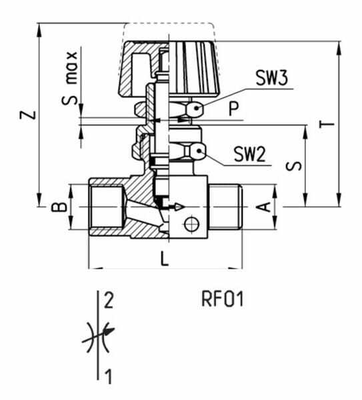 Pièces agricoles - Pièce pneumatique - Limiteur débit