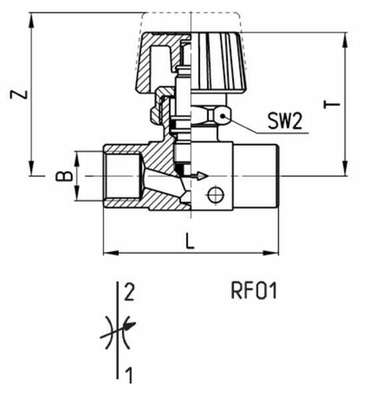Pièces agricoles - Pièce pneumatique - Limiteur débit