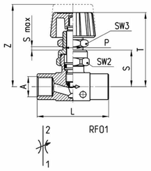Pièces agricoles - Pièce pneumatique - Limiteur débit