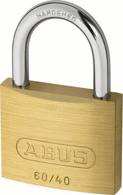 Pièces agricoles - Outils atelier - Cadenas laiton Typ 60 40mm Abus
