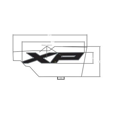 Pièces Quad & Motos - Pièces communes - DECAL-FR.FNDR,SIDE,TOP,XP,LH Polaris origine