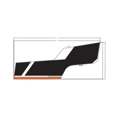 Pièces Quad & Motos - Pièces communes - DECAL-RR.DOOR,LWR,LH Polaris origine