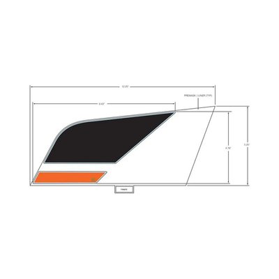 Pièces Quad & Motos - Pièces communes - DECAL-RR.FNDR,LWR,FRT,LH Polaris origine