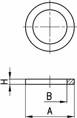 Pièces agricoles - Pièce pneumatique - Rondelle en aluminium