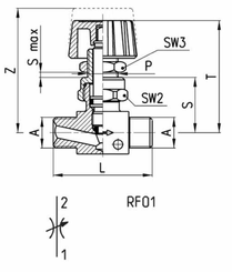 Pièces agricoles - Pièce pneumatique - Limiteur débit