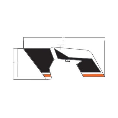 Pièces Quad & Motos - Pièces communes - DECAL-BODY,MID,RH Polaris origine