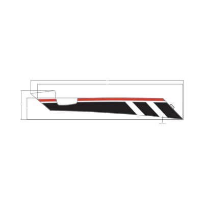 Pièces Quad & Motos - Pièces communes - DECAL-DOOR,RH Polaris origine