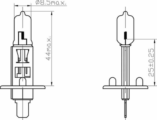 Pièces agricoles - Eclairage - Ampoule 24V 70W H1