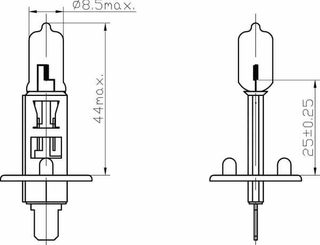 Pièces agricoles - Eclairage - Ampoule 24V 70W H1