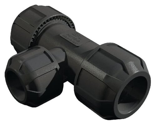 Pièces agricoles - Pièce pneumatique - Raccord en T Alu-line 32-25-32mm