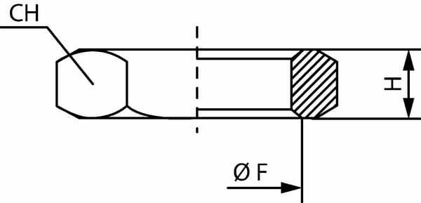 Pièces agricoles - Pièce pneumatique - Écrou