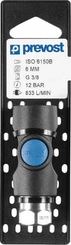 Pièces agricoles - Pièce pneumatique - Raccord rap. sécu fem BSP3/8"