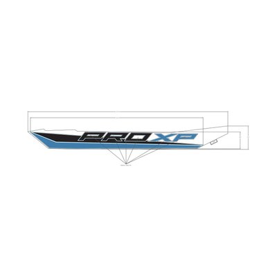 Pièces Quad & Motos - Pièces communes - DECAL-RR.FNDR,LWR,PROXP,RH Polaris origine