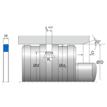 Pièces agricoles - Roulements - Joint de piston Steps 180x159x8,1mm