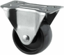 Roue fixe roulement en polyamide Ø65x30mm, Fixation de plaque: 95x54mm Load: 120kg Tente