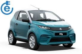 Materiels - Voiture sans permis - e-CITY GTO ACIER MAT, BLEU SAPHIR, BLANC NACRE, ROUGE NACRE / toit noir brillant