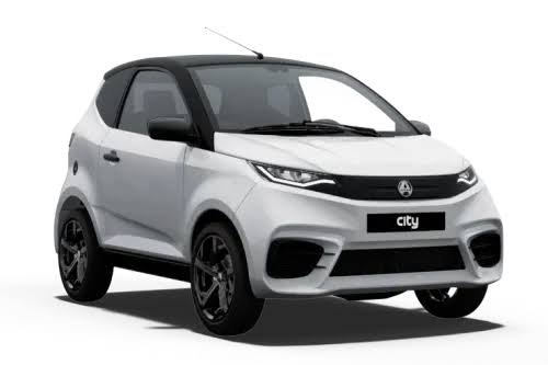 Materiels - Voiture sans permis - City Sport BLANC PUR/toit noir brillant [Teintes en option : BLEU SAPHIR, GRIS TITANE, ROUGE NACRÉ, NOIR MÉTAL / toit noir brill