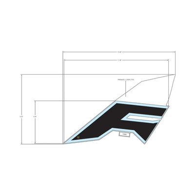 Pièces Quad & Motos - Pièces communes - DECAL-FR.DOOR,MID,RZR,LH Polaris origine