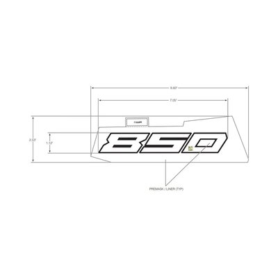 Pièces Quad & Motos - Pièces communes - DECAL-FENDER, 850 ,LH Polaris origine