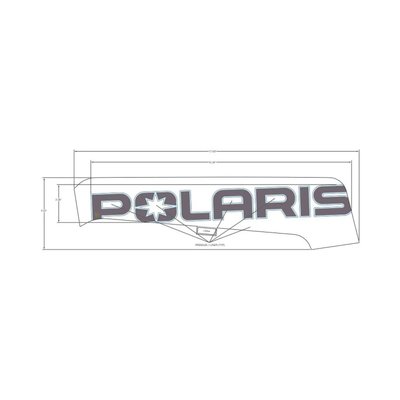Pièces Quad & Motos - Pièces communes - DECAL-SD PNL TRIM, POLARIS ,LH Polaris origine