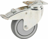 Roue pivotante, roue en polyuréthane : Ø100x32mm, Fixation de plaque: 77x67mm Load: 100kg Tente
