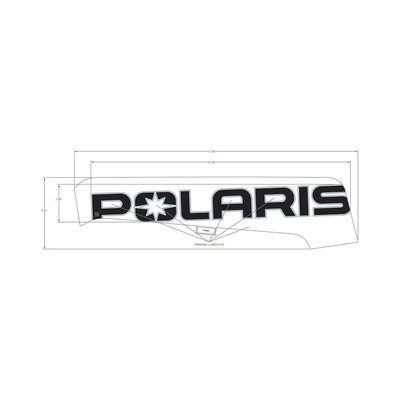 Pièces Quad & Motos - Pièces communes - DECAL-SD PNL TRIM, POLARIS ,LH Polaris origine
