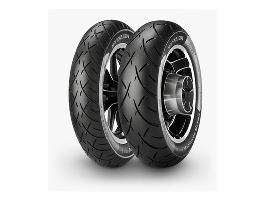 Pièces Quad & Motos - Pneumatiques - Pneu METZELER ME 888 MARATHON ULTRA (F) WW Flancs Blancs 130/80 B 17 M/C 65H TL