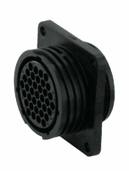 Pièces agricoles - Electricité - Douille de châssis 37 P. Femelle SH23
