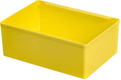 Insert pour plateau 117x167x62mm, plastique jaune, D62