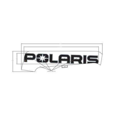 Pièces Quad & Motos - Pièces communes - DECAL-SD PNL TRIM, POLARIS ,RH Polaris origine