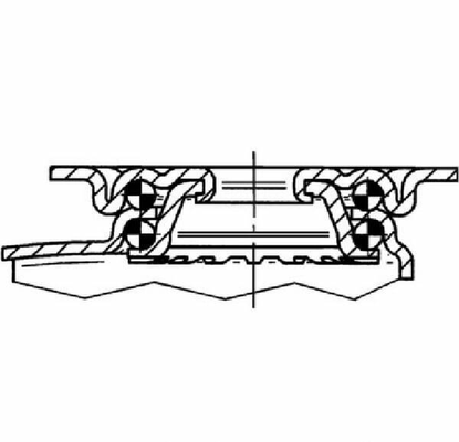 Pièces agricoles - Outils atelier - Roue pivotante, roue en polyuréthane : Ø75x25mm, Fixation de plaque: 60x60mm Load: 75kg Tente
