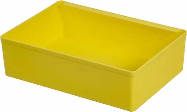 Pièces agricoles - Outils atelier - Insert pour plateau 117x167x48mm, plastique jaune, D48