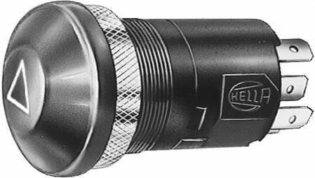 Pièces agricoles - Electricité - Interrupteur feux de détresse 12 V W1,2W