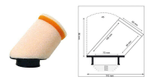 Filtre à air cylindrique TWIN AIR - 158977
