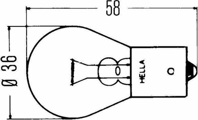 Pièces agricoles - Eclairage - Ampoule 24V 45W BA15s