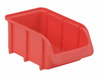 Boîte de rangement 100x165x75mm, capacité 0,73l, polypropylène rouge, Linbin no.2 de Hünersdorff