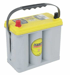 Pièces agricoles - Eclairage - Batterie 12V 38Ah 510A AGM Yellow Top YTS 2.7 Optima