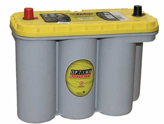 Pièces agricoles - Eclairage - Batterie 12V 75Ah 975A AGM Yellow Top YTS 5.5 Optima