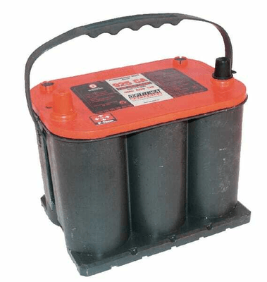 Pièces agricoles - Eclairage - Batterie 12V 44Ah 730A AGM Red Top RTS 3.7 Optima