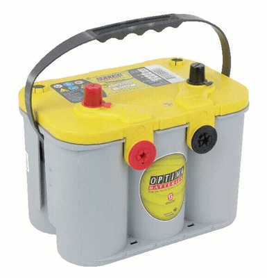 Pièces agricoles - Eclairage - Batterie 12V 55Ah 765A AGM Yellow Top YTU 4.2 Optima