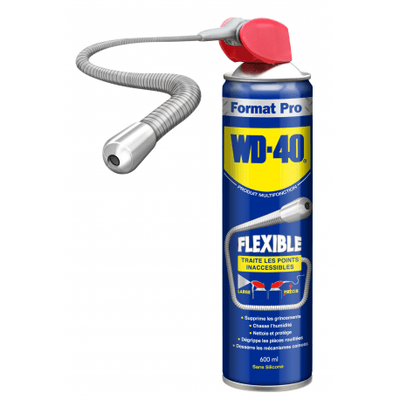 Pièces agricoles - Pièce divers - AEROSOL WD40 SYST. PRO WD40+FLEXIBLE 18CM 600ML PACK DE 6