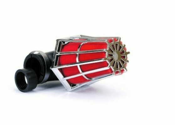 Pièces Quad & Motos - Moteur - Filtre à air conique B1 Ø28mm chrome rouge - E5B99R0S2B