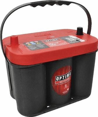 Pièces agricoles - Eclairage - Batterie 12V 50Ah 815A AGM Red Top RTC 4.2 Optima
