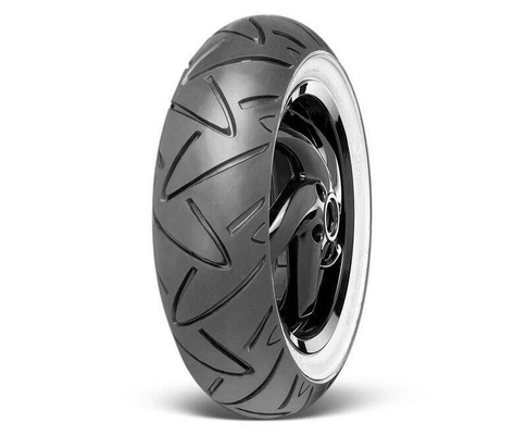 Pièces Quad & Motos - Pneumatiques - Pneu CONTINENTAL CONTITWIST WW Flancs Blancs 120/70-12 M/C 58P TL