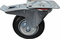 Roue pivotante, roue en polyuréthane : Ø160x40mm, Fixation de plaque: 134x105mm Load: 140kg gopart