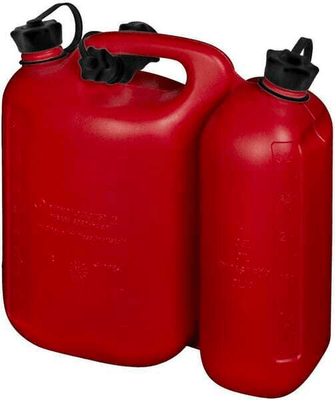 Pièces agricoles - Outils atelier - Jerrican double 5,5 + 3 litres rouge