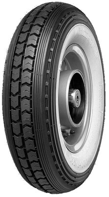 Pièces Quad & Motos - Pneumatiques - Pneu CONTINENTAL LB WW Flancs Blancs 3.00-12 M/C 47J TT