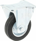 Roue fixe rigide Ø100x30mm, Fixation de plaque: 100x80mm Load: 70kg Tente
