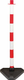 Potelet de blocage rouge/blanc