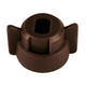 ECROU 1/4 TOUR 8MM MARRON
